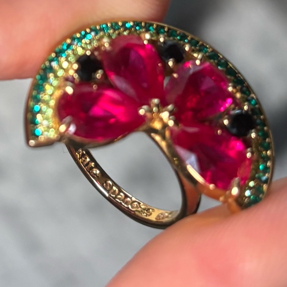 Size 5 Kate Spade Watermelon Ring - Picture 5 of 5